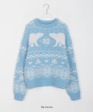 Simon Nordic Snowflake Bear Knit