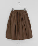 Coal Pintuck Cotton Banding Bermuda Pants