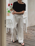 Robo Two-Tuck Wide Slacks