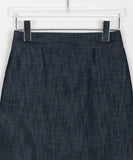 Oroi Denim Banding Midi Skirt