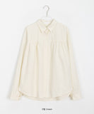 Sonnyo Collar Shirring Blouse