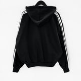 Widin Ribbed Track Hood Zip-Up