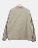 Henro High Neck Vintage Overfit Bomber Jacket