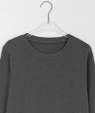 Hentoy Brushed Check Frill Layered Long Sleeve Tee