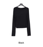 Hessy Wool Round Long Sleeve Tee