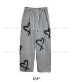 Heart Spray String Training Pants