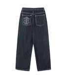 Carter's embroidered denim pants