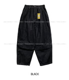 Raon Dart Non-Fade Balloon Denim Pants