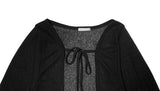 [A/M] Sea Strap Summer Bolero Cardigan