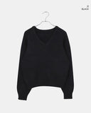 Rio Loose Overfit V-Neck Knit