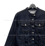 Pose No Collar Non-Fade Denim Jacket