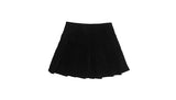 Olda Corduroy Buckle Mini Skirt