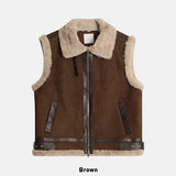 Boucle One Buckle Mustang Vest
