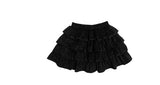 Cove Velvet Tiered Lace Skirt