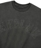 [AG] Applique Pigment String Sweat Half Tee