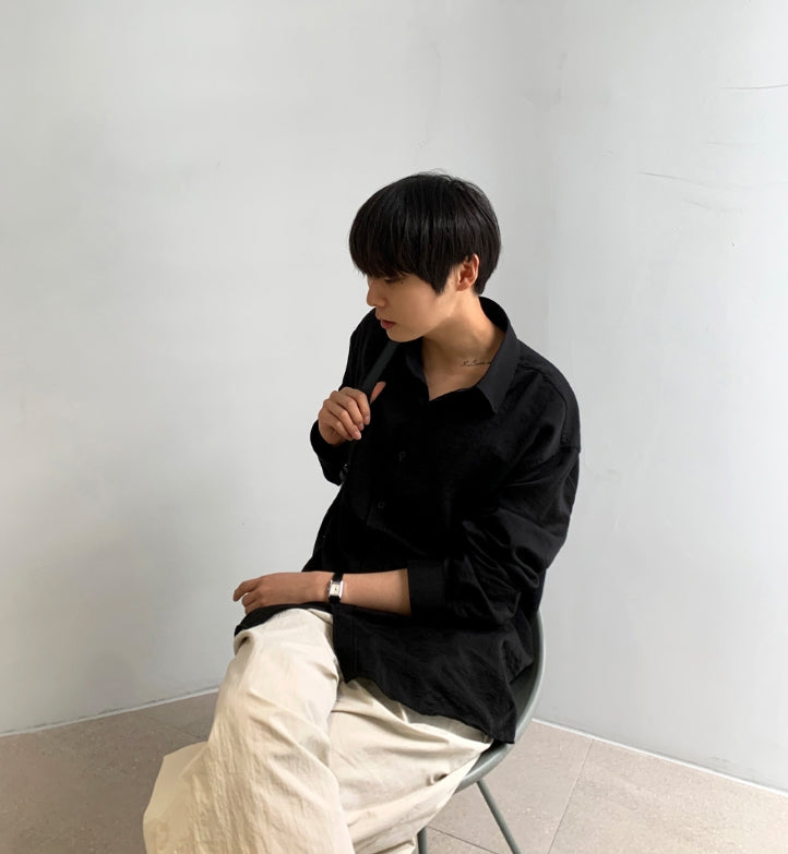 【COSYHARU】Linen organic shirt COSYHARU (コシハル) - リネンオーガニックシャツ / Linen