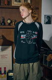 Shooting Bear Raglan Sweatshirt