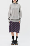 (W) Grand Check Skirt