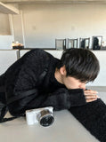 Snow warmer angora knitwear