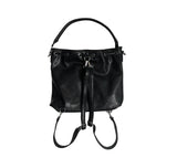 Chino Multi-Pocket Leather Shoulder Bag Backpack