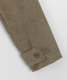 Taomi Fleece Corduroy Duffel Hood Half Coat