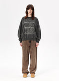 MULTI-LOGO PIGMENT SWEATSHIRT