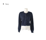 Doobie Soft Fur Button Long Sleeve Cardigan