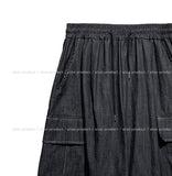 Root Stitch Cargo Bermuda Denim Pants