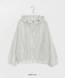 Olben Summer Flower Hood Wind Jumper