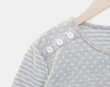 Repo Color Matching Button Three Quarter T-shirt