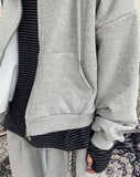 Camor Dart Crop Hoodie