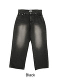 Miobeu Washing Wide Denim Pants