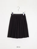 Wend Banding Pleated Midi Skirt