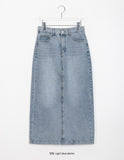 Yokohi Washing Denim Long Skirt