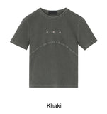 End Rivet Pigment Crop Tee