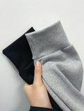 Brushed two-way hooded zip-up