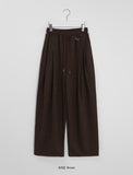 [Unisex] Ollindo Keyring Pintuck Training Banding Wide Pants