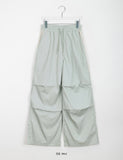 Koyomi Banding Color Matching String Parachute Pants