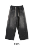 Ravid Balloon Track Denim Pants