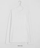 [unisex] Charing Side Slit Over Long Sleeve Tee