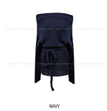 Vine Strap Off-Shoulder Two-Way Knit Scarf Set