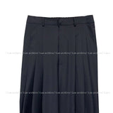 Mary three tuck wide slacks