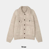 [wool20%] Ellie Bocashi handmade knit cardigan