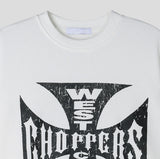 Coast Waffle Cross Lettering Long Sleeve