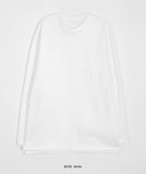 [unisex] Econs basic brushed long sleeve tee