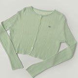 Thin Feminine Pendant Long Sleeve Cardigan