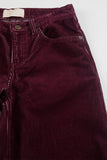 Heavy warm corduroy wide pants