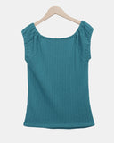 Helti Eyelet Puff Sleeveless