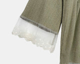 Motin Lace Three Quarter Cardigan