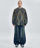 24FW Oversized Washed Denim Pants